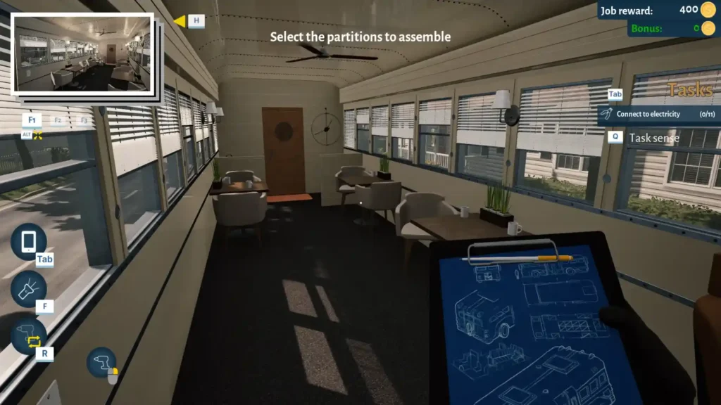 Bus Flipper Renovator Simulator PC Game Free Download Highly Compressed